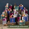 Papierdrachen DIY Ramadan Calendar for Crafts and Filling, Houses, 30
