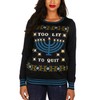 Tipsy Elves 'Hanukkah Too Lit to Quit Light Up Suéter