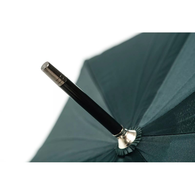 Krago Real Wood Handle Classic Auto Open Stick Umbrella Green
