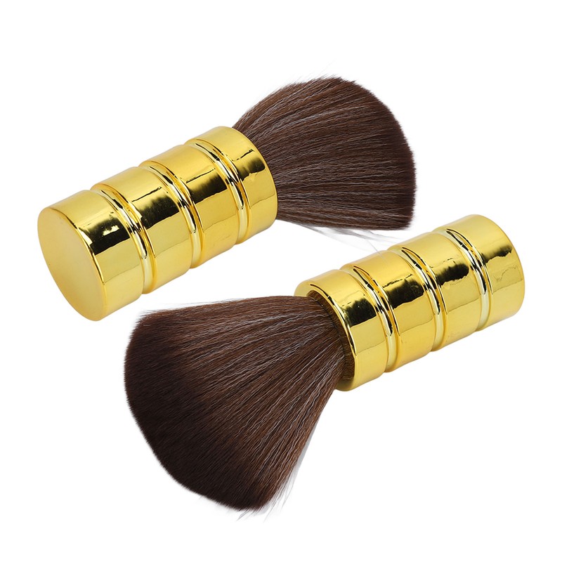 Barber Neck Duster Brush Soft Gentle Electroplating Process Professional Neck