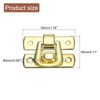 uxcell 4 Pcs Hasp Clasp Latch Lock, 30 x 18mm