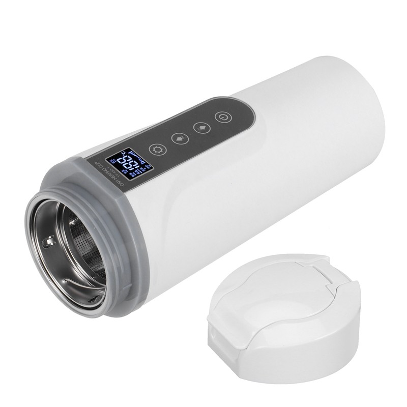 450ml Vacuum Cup Digital Insulated Water Bottle Car Heating Cup