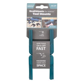 StealthMounts Makita LXT Tool Holders | Cordless Tool Mounts for Makita 18v Power Tools | 4 Pack | Blue Makita Tool Organizers