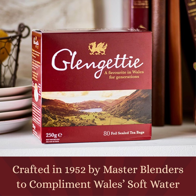 Glengettie • Black Tea Bags 250g (80 Tea Bags) •