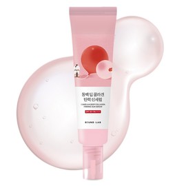 Round Lab Camellia Deep Collagen Elasticity Sun Serum SPF50+ PA++++, 50ml, 1 piece / 라운드랩 동백 딥 콜라겐 탄력 선세럼 SPF50+ PA++++, 50ml, 1개