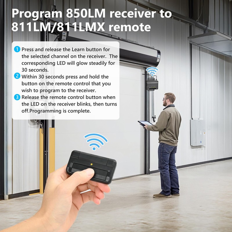 811LMX Gate Opener Remote and 850LM Gate and Garage Door