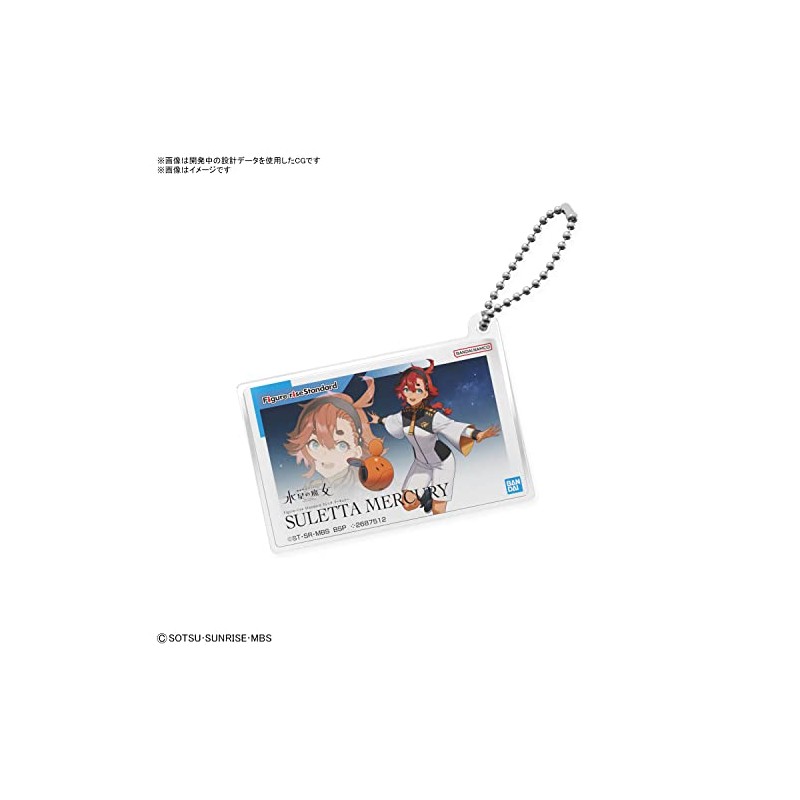 Gunpla Package Art Acrylic Ball Chain Mobile Suit Gundam Mercury