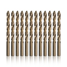 Drill America 9/64" Cobalt Heavy Duty Drill Bit (Pack of 12), D/ACO Series