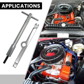 T-Bar Valve Cover Bolts Hold Down Kit Endxedo 16PCS Valve Cover T-Bar Set Car Engine Valve Cover Hold Down Kit Replacement for SB SBC 265 283 302 305 307 327 350 400