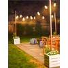 Larkvue 75FT(3x25FT) Outdoor String Lights, Patio Lights with 30+3 LED