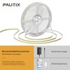 PAUTIX COB LED Strip Neon Rope Light 16.4ft/5m, 4000K White