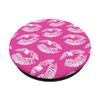 Hot Lips Pattern Lipstick Kiss Print Mouth White Dark Pink