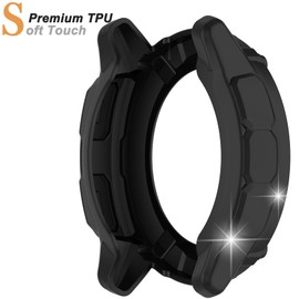 Miimall Compatible with Garmin Instinct 2X Case|TPU Thin Lightweight Scratch-Resistant Shock-Proof Protective Case for Garmin Instinct 2X(Black)