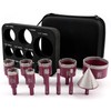 QUEFORET Diamond Drill Bits Set 11pcs - 10pcs 6/8/10/20/25/28/32/35/45/65mm Dry
