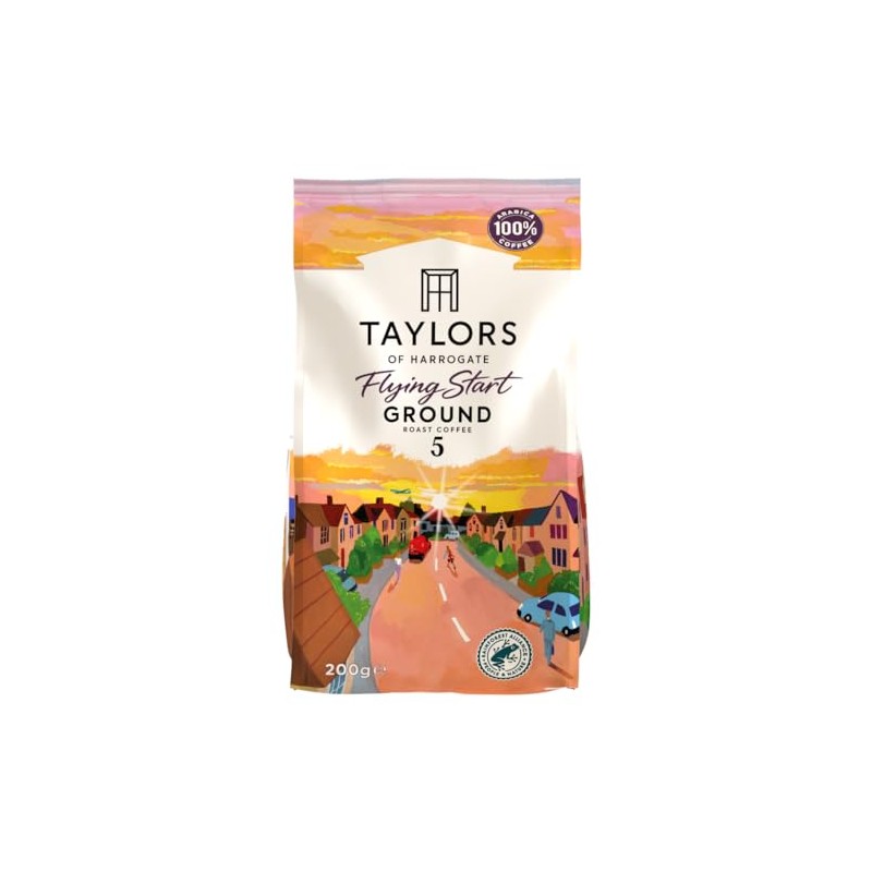 Taylors of Harrogate Flying Start Ground Coffee, 200g