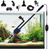 AQQA DC 36W Electric Aquarium Vacuum Gravel Cleaner 6-in-1 Multifunctional