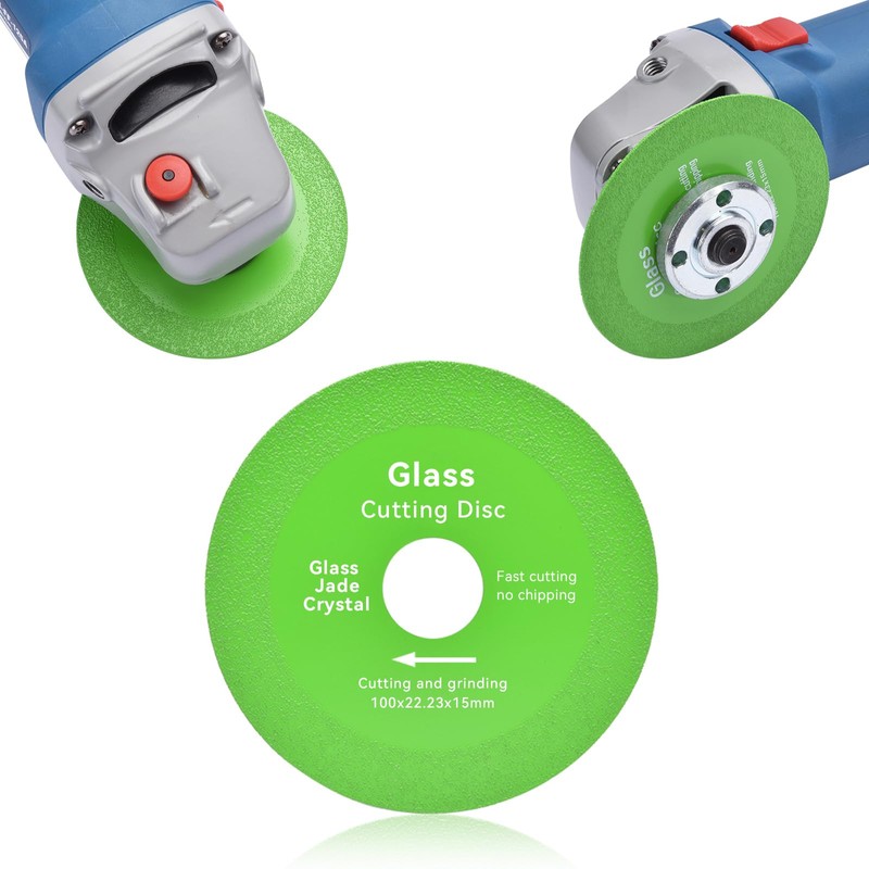 Glass Cutting Disc 4 Inch for Angle Grinder, Ultra-Thin Diamond