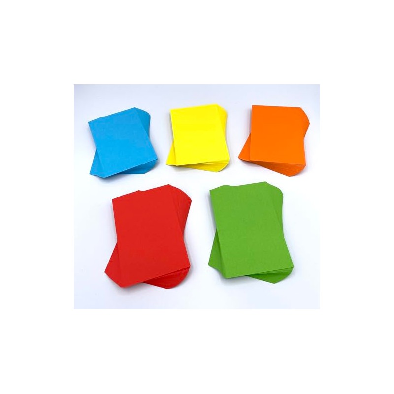 Blank Flash Cards, A6 105 x 148 mm Assorted Intense