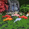 Xusxes Pack of 5 Artificial Goldfish Model Aquarium Fish Floating