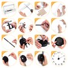 Chinese Number Wall Clock Set Acrylic 3D Numbers, Quiet, Easy