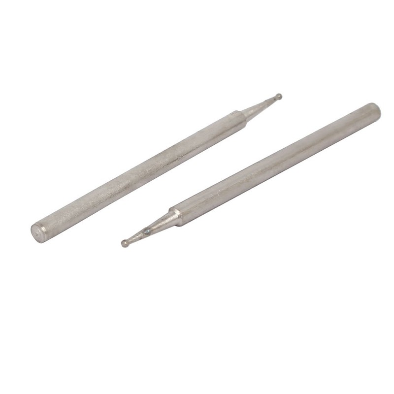 Sourcingmap 2.35mm Shank 0.5mm Dia Diamond Head Ball Shaped Grinding