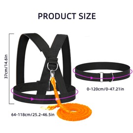 OYINDIZ Resistance Explosive Training Set Help to Improve Power, Strength, Agility, Track and Field for Football Baseball Running Basketball Multi-Directional Equipment