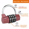 Gym Locker Lock,4 Digit Combination Lock,Safety Password Padlock for School
