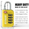 ANVIL TSA Approved Luggage Lock - 4 Digit Combination, 10,000