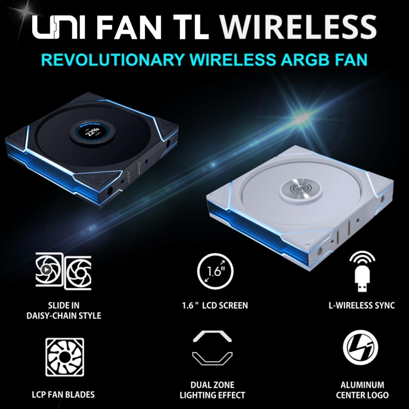 Lian Li UNI Fan TL - Wireless 140 - Single
