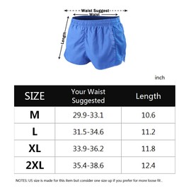Men's Sports 1" Elite Split Running Shorts with Side Mesh Panel Quick Dry Lightweight Polyester Dark Blue L