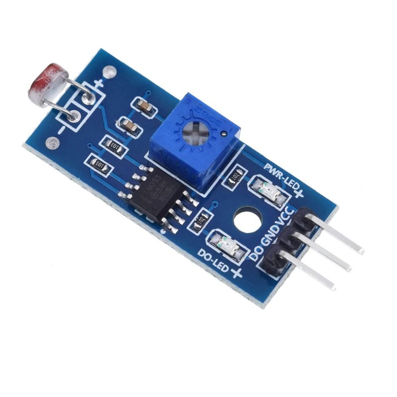 Fasizi 5pcs Digital Light Intensity Sensor Module Photo Resistor Photoresistor