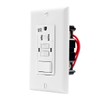 Baomain GFCI Outlet Receptacle with Switch, 15A 125VAC, Tamper Resistant