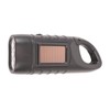 Hand Crank Solar Powered Rechargeable Flashlight Mini Solar Flashlight for