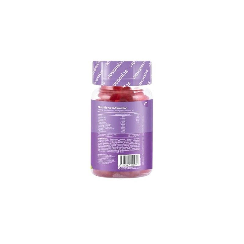 novomins Novomins Kids Night-Time 30 Raspberry Flavoured Gummies