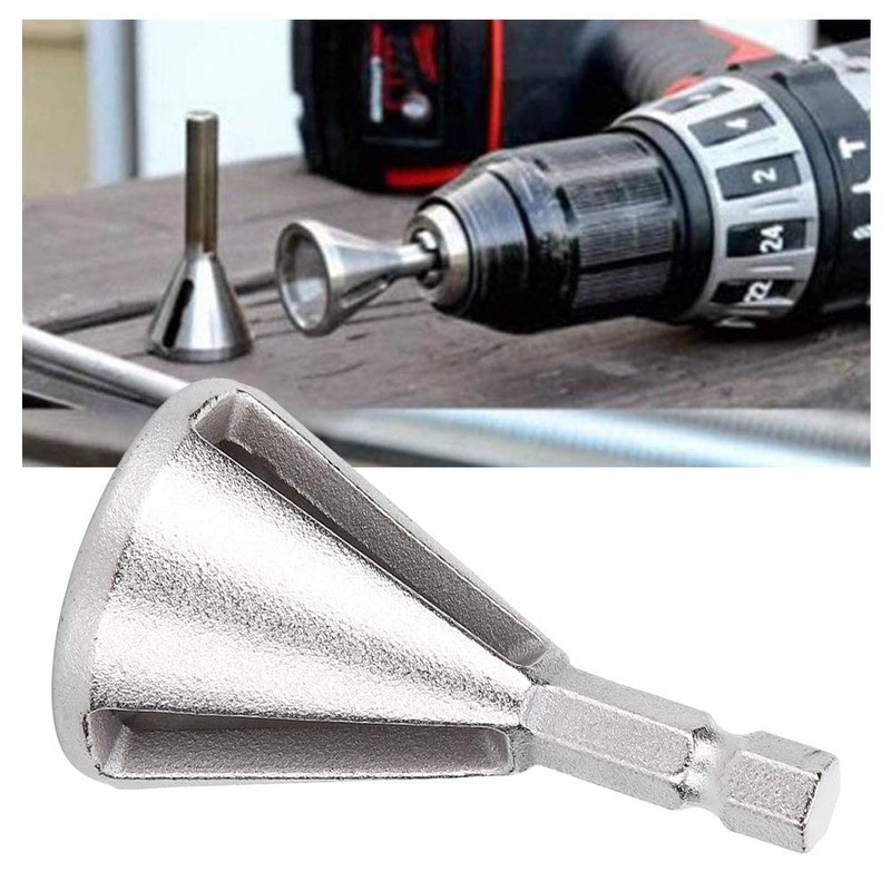 Cafopgrill Chamfering Tool, Deburring External Chamfer Tool Drill Burr Removal