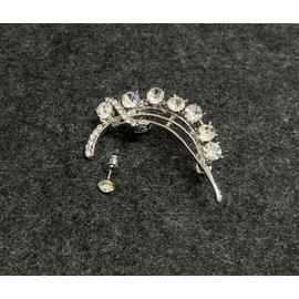 Unbranded 6 pairs Women Crystal Ear Cuffs Earrings Rhinestone Gold Silver Jewelry Gift Lot