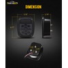 Partsam 2x LED Dump Truck Tail Lights 33 LEDs Universal