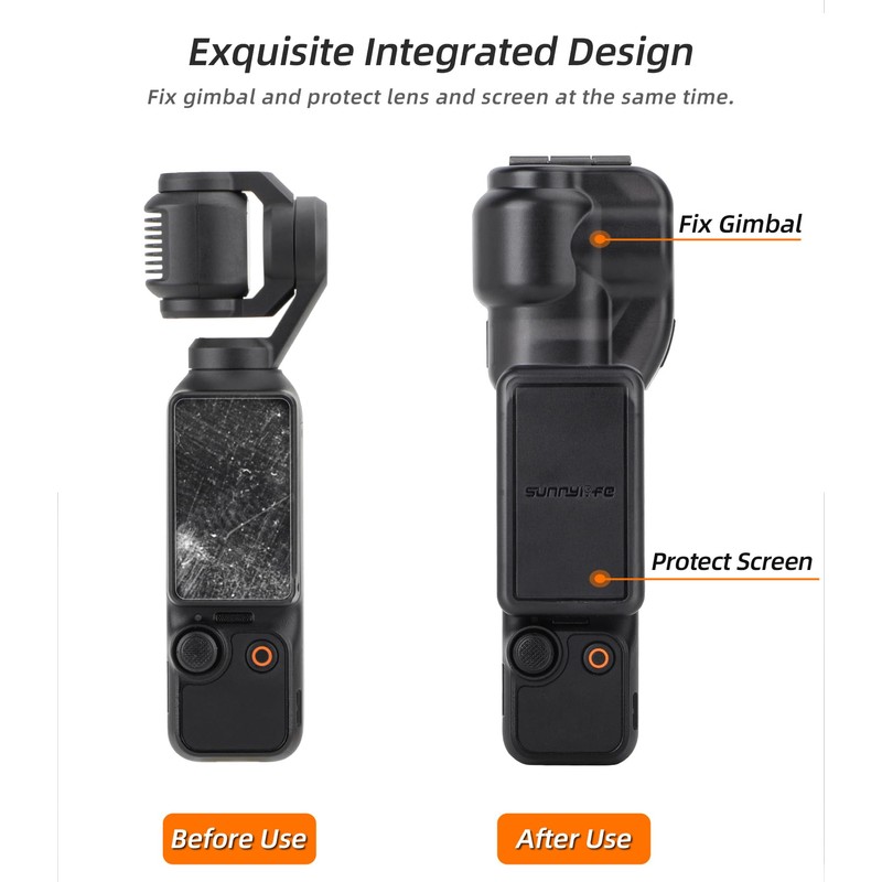 MotuTech Case for DJI Osmo Pocket 3 Lens and Screen