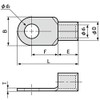JAPPY R100-12 JP Bare Crimp Terminal Round Terminal (R)