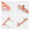 NIZADO -4" Cabinet Pulls Solid Stainless Steel Drawer Pulls Brushed