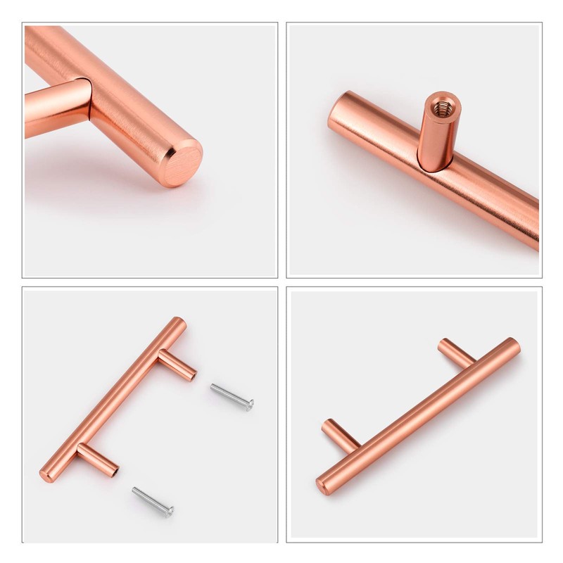 NIZADO -4" Cabinet Pulls Solid Stainless Steel Drawer Pulls Brushed