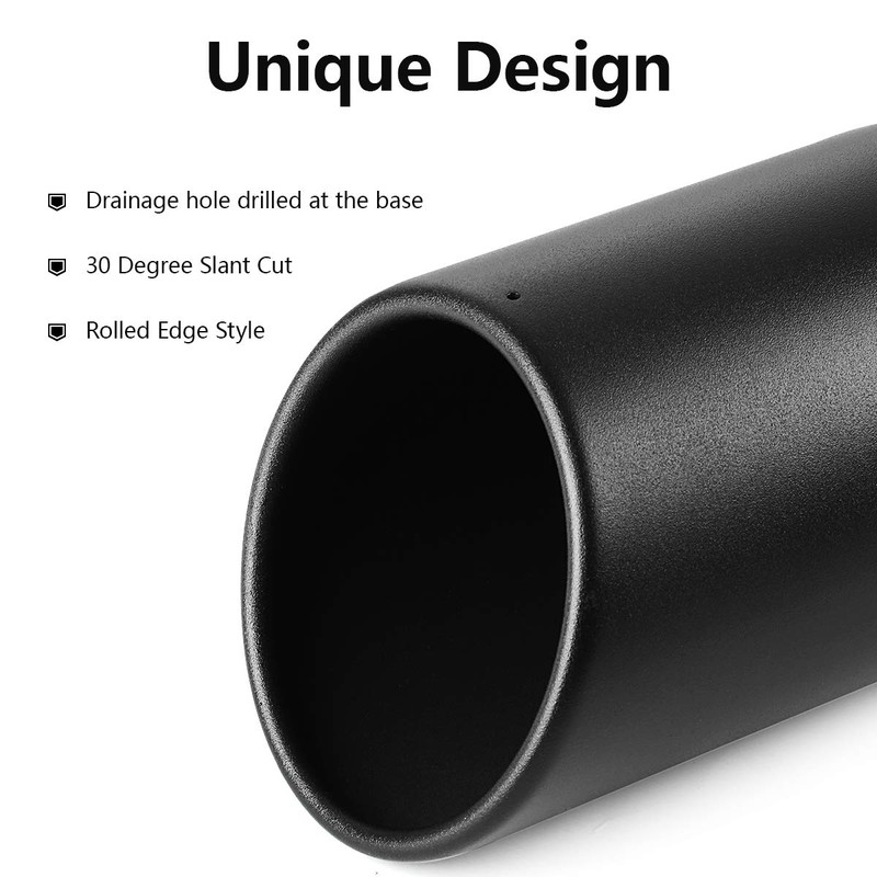 A-KARCK Exhaust Tip 3.5 Inch Inlet, 3.5" Inlet 5" Outlet