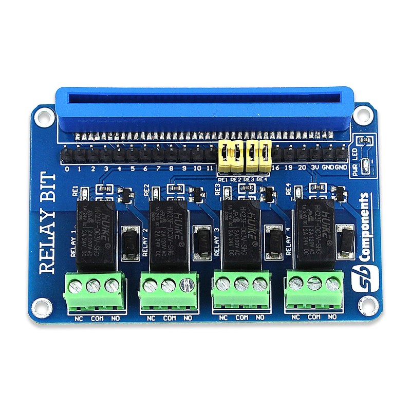sb components Relay Bit - 4 Channel 3V Relay Board
