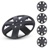 AUTOFREE 16 Inch Wheel Rim Covers Hubcaps Black Matte, Universal