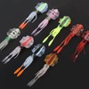 9Pcs Simulation Fishing Lures PVC Luminous Soft Fishing Baits for
