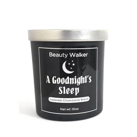 Beauty Walker A Goodnight's Sleep Candle - Lavender Chamomile 100% Natural Organic Soy Wax
