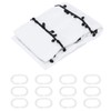 Elegant Black and White Polyester Bathroom Shower Curtain Waterproof Mildew