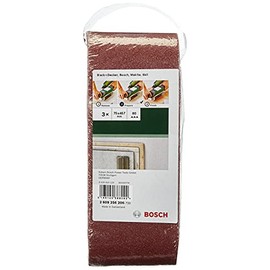 Bosch 2609256206 Sanding Belt Set for Belt Sanders (3-Piece)