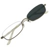 k-eines 42003 Sunglasses, Visible Light Dimming, Fashionable, Oval Underrim, Unisex,