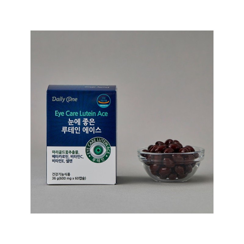 Daily One Lutein Ace eye supplement beta-carotene 600mg / 데일리원